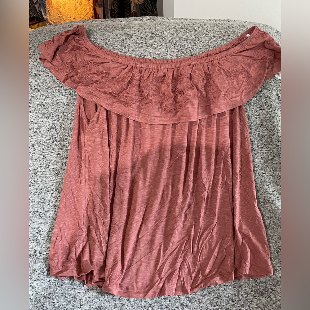 NWT Max Jeans Off shoulder top sz 3xl